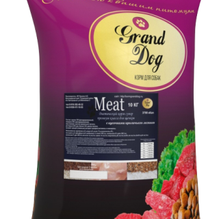 Корм для собак Grand Dog Meat Meat диетический корм супер премиум класса для щенков с кусочками кроличьего легкого